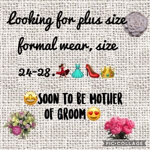 Plus size formal wear